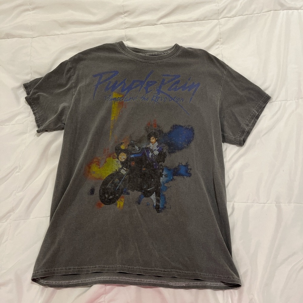 purple rain graphic tee